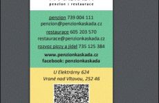 Vizitka penzionu a restaurace